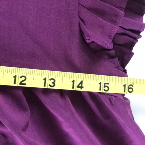 Urban outfitters hawks purple ruffle mini dress XS - Picture 6 of 7